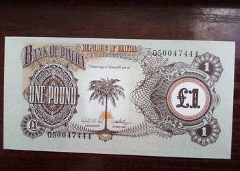 Banknot 1 funt Biafra