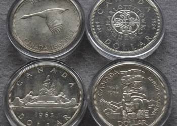 Zestaw monet srebrnych 1 dolar Canada