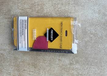 Etui do iPhone 4 Mercury z klapką żółta