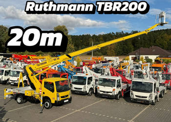 Renault Maxity Zwyżka Podnośnik Koszowy Ruthmann TBR200 Wysokość Podnoszen…
