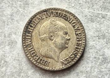 50) NIEMCY srebro - 1 Silbergroschen - 1855 r. A