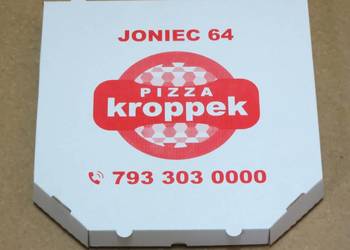 Pudełka kartony na pizzę z nadrukiem 100 sztuk