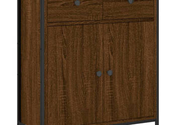 Szafka brązowy dąb 70x30x80 cm materiał drewnopochodny WM-835528