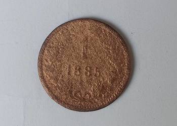 Moneta 1 kreuzer 1885 rok