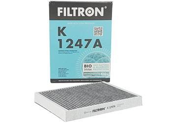 Filtr kabinowy FILTRON K 1247A węglowy Citroen C5, C6, Peugeot 407
