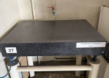 Płyta pomiarowa granitowa klasa 0 – 800 × 600 × 125 mm + stojak