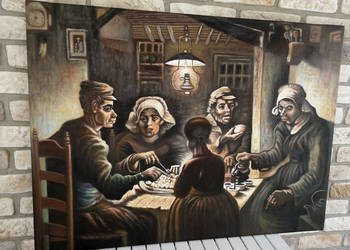 Jedzący kartofle Gogh Obraz olejny