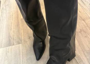 (41) Czarne kozaki kowbojki wieczorowe, Nowe