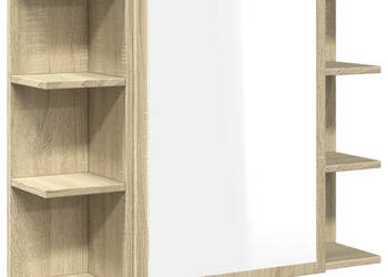 Szafka łazienkowa dąb sonoma 80 x 205 x 64 cm WM-849603