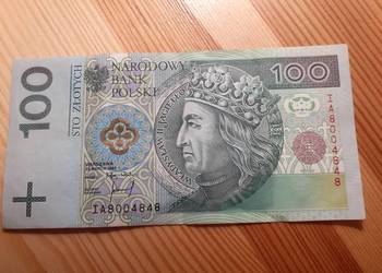 Banknot 100zl IA 1994