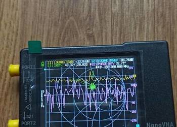 Nano VNA-H wektorowy analizator widma anten sieciowych 10KHz-1,5GHz SWR