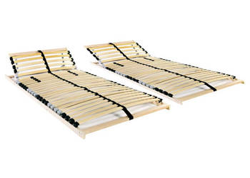 Stelaże do łóżek 2 szt. 28 listew 7 stref 90 x 200 cm WM-3051430