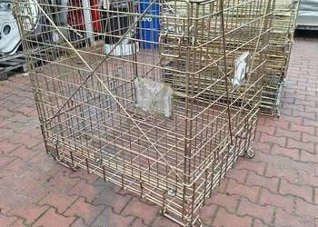 SKRZYNIA KOSZT KONTENER BOX SIATKOWY GITTERBOX PALETOWY OCYNK DUŻY