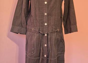 Sukienka koszulowa w kratę