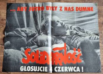 Plakat Solidarność 1989