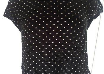 czarna bluzka w kropeczki czarna bluzka w kropeczki