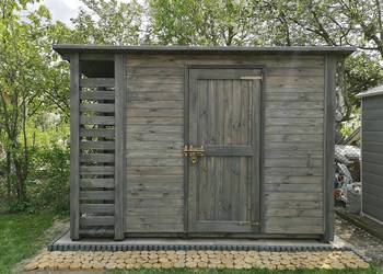 Domek narzędziowy 2,5 x 1,1, domek ogrodowy, wiata schowek n