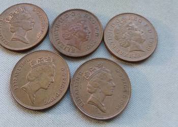 WIELKA BRYTANIA-2 PENCE- (5 RAZY) CZYTAJ OPIS
