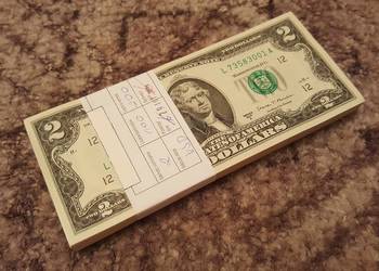 2 Dolary USA. Paczka 100 sztuk.