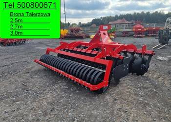 Brona Talerzowa Agregat 2,5m, 2,7m, 3,0m