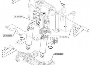 New Holland T6090 T6070 Sworzeń 87686140