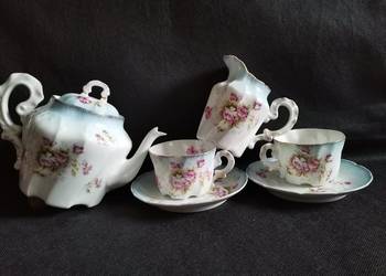 Stara przedwojenna ciekawa porcelana Secesja