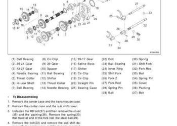 Kioti DK55, DK501, DK551, DK511C instrukcja napraw PL Kioti DK55, DK501, DK551, DK511C instrukcja napraw PL