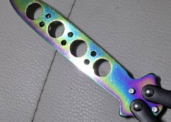 Kalibo nóż treningowy motylkowy bezpieczny składany