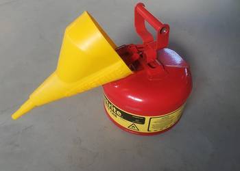 Pojemnik zabezpieczający Justrite stalowy na płyny łatwopalne 4 l