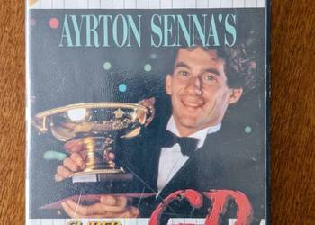 Sega Master System Ayrton Senna’s Super Monaco GP II gra pudełko retro