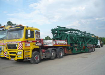 MAN 19.402 6x4 + Naczepa KEL-BERG - zestaw do transportu dźwigów
