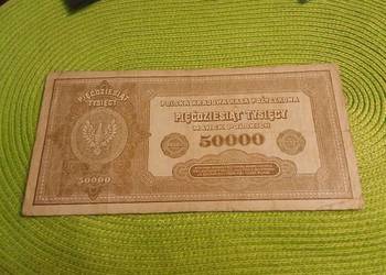banknot polski 50 000 marek polskich z 1922r