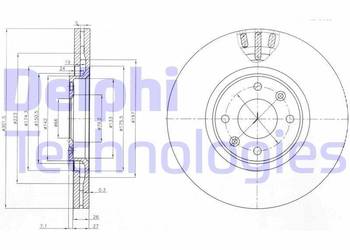 TARCZA HAMULCOWA PRZOD CITROEN C4 2.0HDI  PEUGEOT 307 2.0HDI 03- TARCZA HAMULCOWA PRZOD CITROEN C4 2.0HDI  PEUGEOT 307 2.0HDI 03-