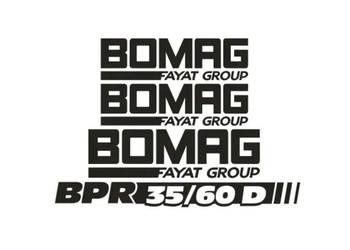Naklejki oklejenie - BOMAG BPR 35/60D Zamiennik