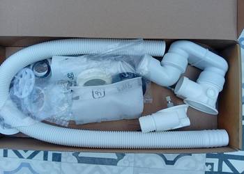 Omnires CGS syfon do wanny biały połysk TK104-PLUS-3.35+64-SBP