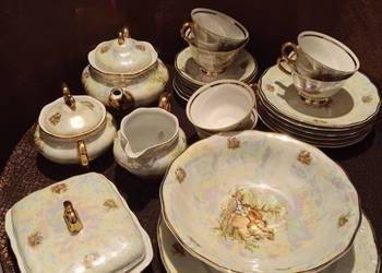 Zestaw Śniadaniowy porcelany Karolina – 24 części