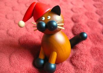 Kot - Wujek Bommel - Figurka - drewno - 9 x 82 x 5 cm