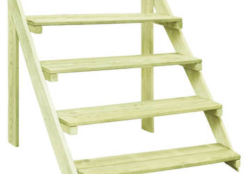 Stojak na kwiaty 80x80x80 cm impregnowane drewno sosnowe WM-49104