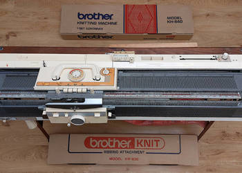 Maszyna dziewiarska brother KH-840 + KH-830 + KA8300