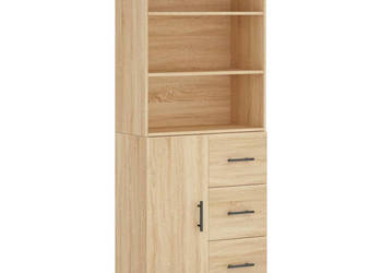 Witrynka dąb sonoma 695x34x180 cm materiał drewnopochodny WM-3189472