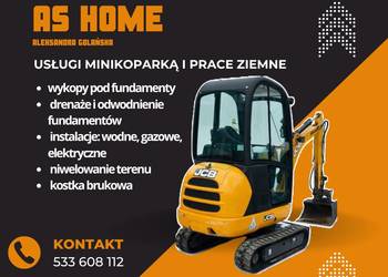 Usługa minikoparką, prace ziemne