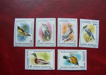 Rumunia 1985 MNH Mi. 4149/54 Fauna Ptaki  a