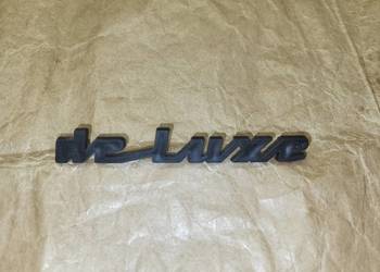 Trabant P 601 - Nowy napis logo znaczek de luxe