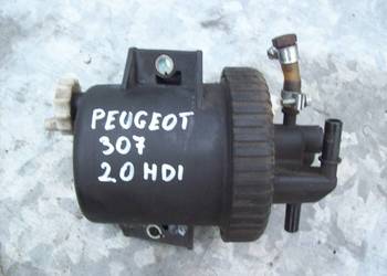 Peugeot 307 2.0 HDI Obudowa filtra paliwa 9642105180 9638780280