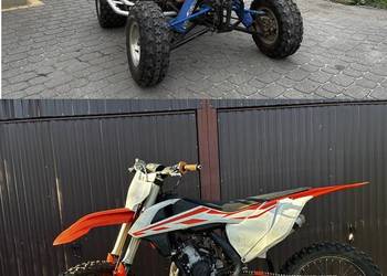 Raptor 660+ktm sx125 quad cross pakiet yamaha zamiana