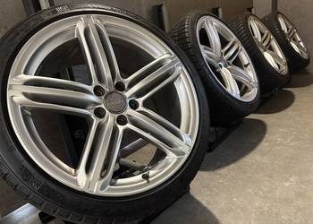 ZIMA 19 cali Audi A5 A4 b9 b8 OEM Pompei felgi koła komplet z oponami 5x112