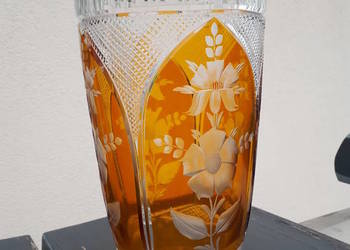 Wazon  kryształowy   30  cm  wysokość