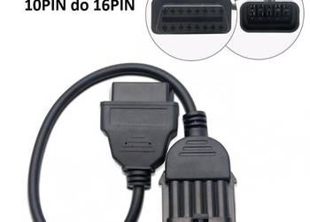 NOWY adapter OBD OPEL 10PIN 10 pin do 16PIN kabel OBD2