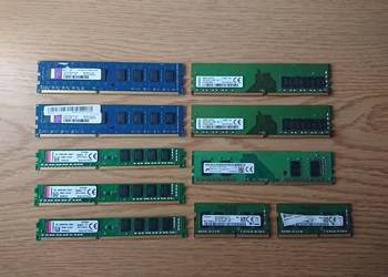 Różne pamięci RAM DDR3, DDR4  - 4GB