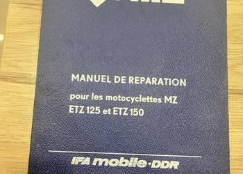 Książka instrukcja naprawy mz etz 125/150 export org DDR